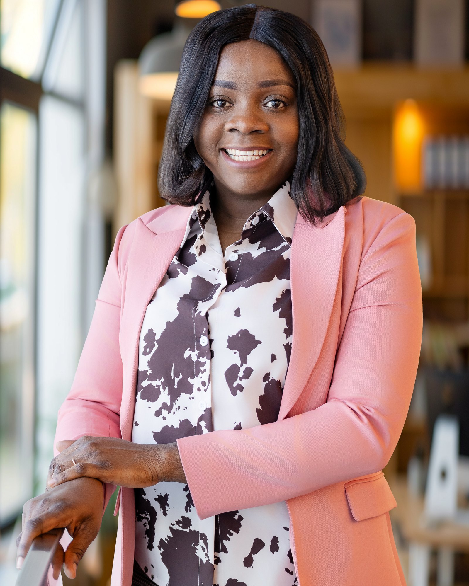 An IHCI team member at the office — the professionals this work retains